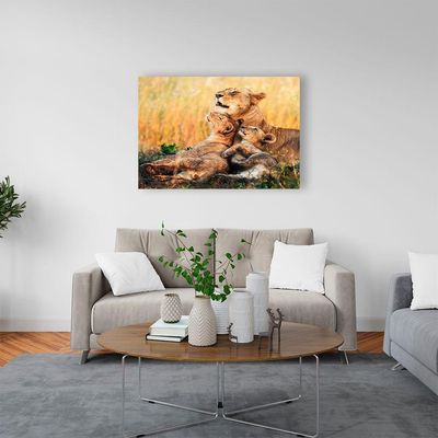 Quadro Decorativo Leoa Rainha