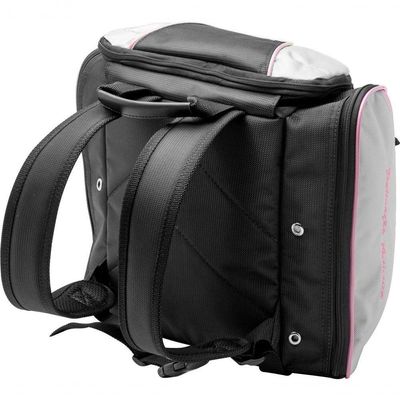 Bolsa Mochila Patins Com Alça E 3 Divisórias Reforçada Rosa