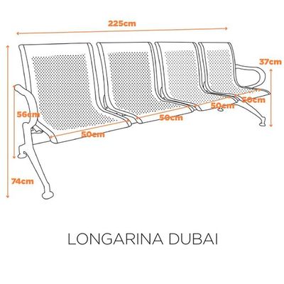 Longarina Dubai - 04 Lugares