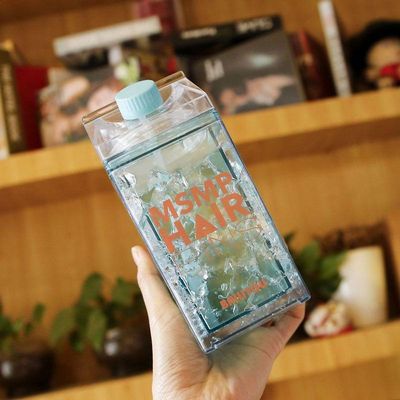 Squeeze Garrafa Copo Gel Congelante Canudo Bico Verde 400Ml