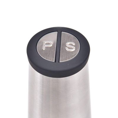 Moedor Duplo Para Sal E Pimenta Elétrico Em Aço Inox 35ml Maxwell & Williams
