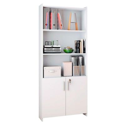 Armário Multiuso Para Escritório Com 2 Portas 56118 Notável Branco New