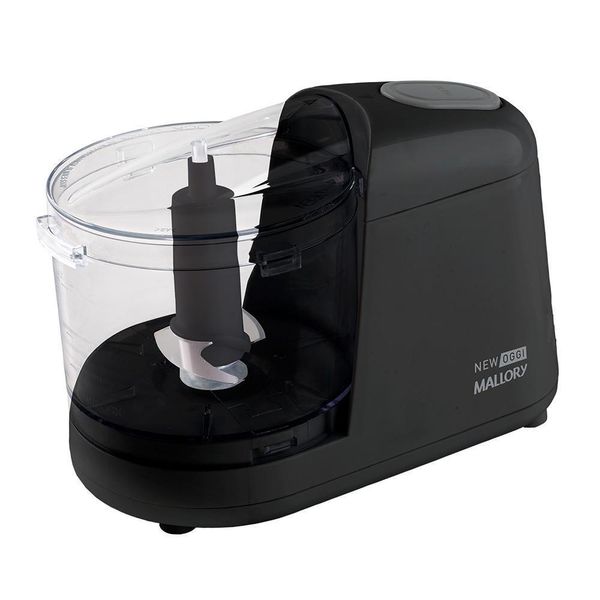 Mini Processador De Alimentos Mallory New Oggi Preto