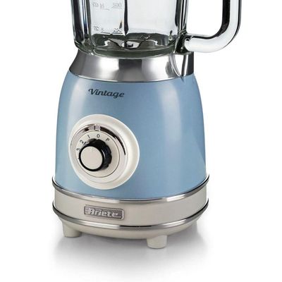 Liquidificador Com Copo De Vidro Vintage 1,5l 127v Ariete Azul