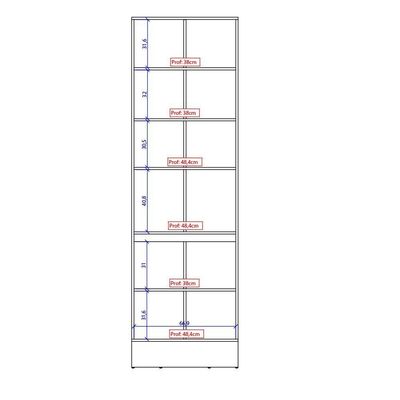 Torre Quente Milla Branco Mdf 70cm Carraro
