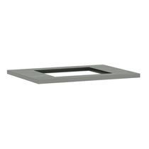 Tampo 70cm C- Furo Cocktop 4b Concreto Bp Luciane Móveis