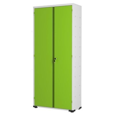 Armário Aço Escritório Fechadura 3 Prateleiras Ea302 Verde.