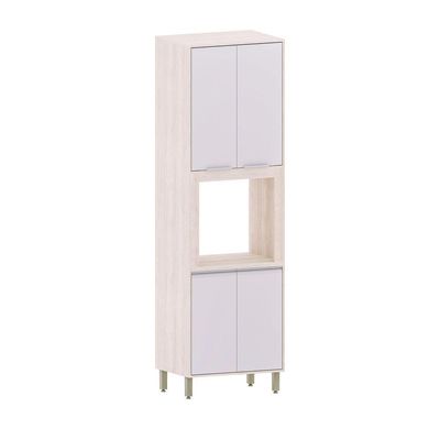 Torre Art 70 Cm 4 Portas 1 Nicho Microondas Luciane Moveis