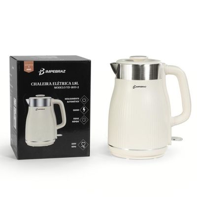 Chaleira Elétrica 1.8 Litros Impebraz Bege YD-1833 220V