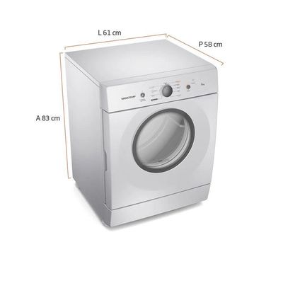 Secadora Brastemp Piso 10kg Branco 220 V
