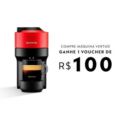 Máquina Para Café Vertuo Pop 127v Nespresso Vermelha