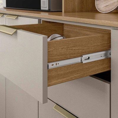 Kit Cozinha Compacta Amora 10 Portas E 2 Gavetas Com Pés Amendola Touch E Nude  Tx