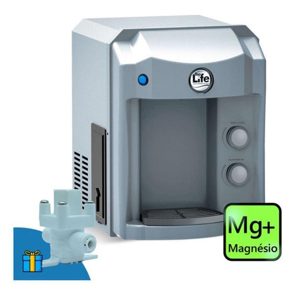 Purificador De água Gelada Alcalina Ionizada C/ Magnésio Mg+ Voltagem:220v;cor:prata
