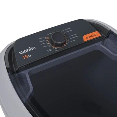 Lavadora De Roupas Semiautomática Premium 15 Kg Silver Wanke 220V