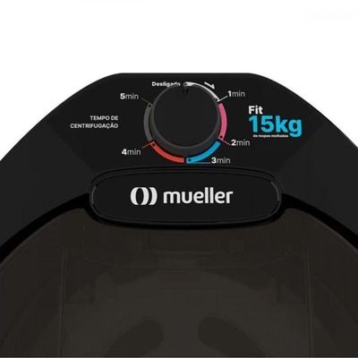 Centrífuga De Roupas Mueller Fit 15kg Preto 220 V