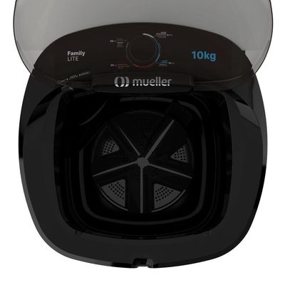 Lavadora Semiautomática Mueller Family Lite 10kg Preta 220V