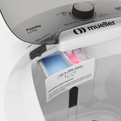 Lavadora Semiautomática Mueller Family Lite 10kg Branca 220V