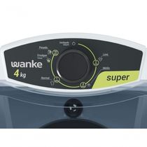Lavadora De Roupas Semiautomática Super 4 Kg Branca Wanke 220V