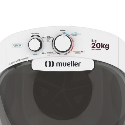 Lavadora Semiautomática Tanquinho Mueller 20kg Branco 220 V