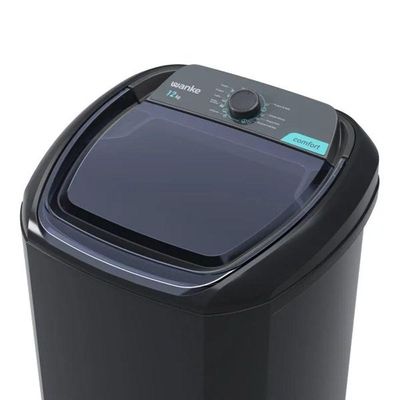 Lavadora De Roupas Semiautomática Comfort 12 Kg Preta Wanke 127V