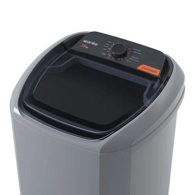 Lavadora De Roupas Semiautomática Premium 15 Kg Silver Wanke 127V