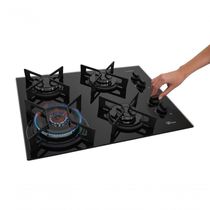 Fogão Cooktop Fischer 4 Bocas Tripla Chama Fit Line 36330-102673 Bivolt