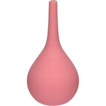 Vaso Decorativo Enfiete Casa Aparador Garrafa Home&co Cerâmica 29x15x15cm Rosa