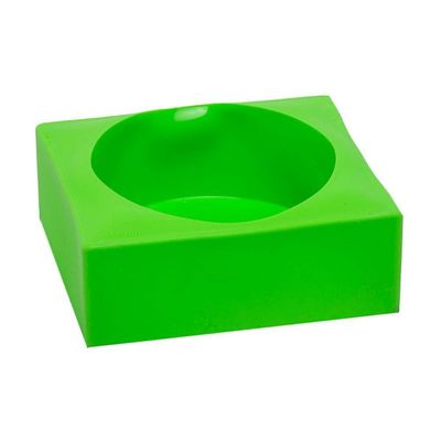 Cesto 2 Em 1 Silicone Flexível Multiuso Decoração Silikomart Cor:verde Verde