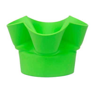 Cesto 2 Em 1 Silicone Flexível Multiuso Decoração Silikomart Cor:verde Verde