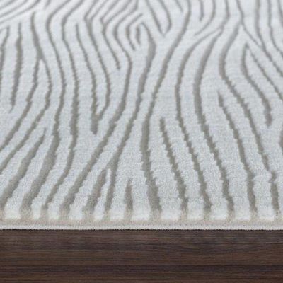 Tapete Turco Sala Sofisticato 05 - 200 X 250Cm Off White/Cinza