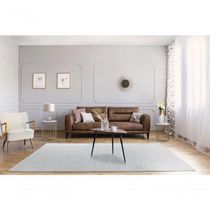 Tapete Turco Sala Sofisticato 05 - 200 X 250Cm Off White/Cinza