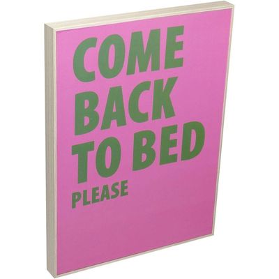 Quadro Decorativo Enfeite Parede Casa Home&co Mdf 40x30x3cm Rosa