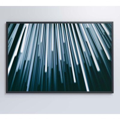 Quadro Abstrato Pilares 90x60 Cm Adesivo Fotográfico