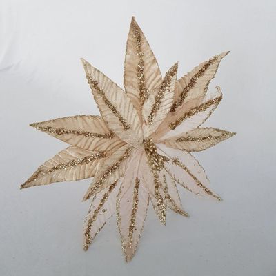 Flor Artificial Veludo E Voal 30cm