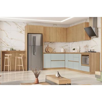 Armário Aéreo P/ Cozinha Rainha 1 Porta 20cm Nature - Nesher