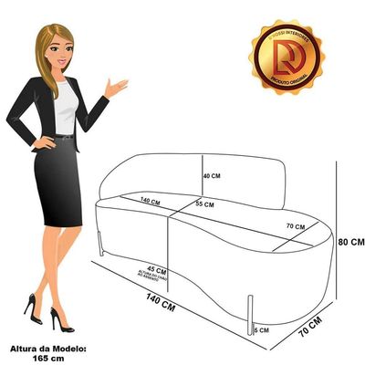 Sofá 2 Lugares Orgânico 140cm Pé Ferro Pto Morgan Bouclê L01 - D'rossi Cor Mostarda