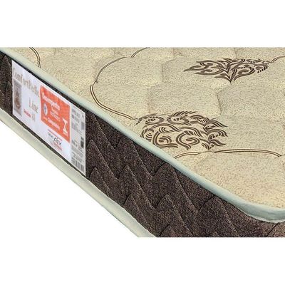 Cama Box Baú Queen: Colchão Espuma D33 Orthoflex Comfortpedic Line + Base CRC Suede Clean(158x198)