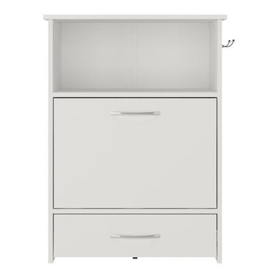 Balcão De Lavanderia Multiuso 1 Porta 1 Gaveta Multimóveis Mp5057 Branco