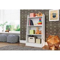 Estante Montessori Infantil Multiuso 4 Prateleiras Branco