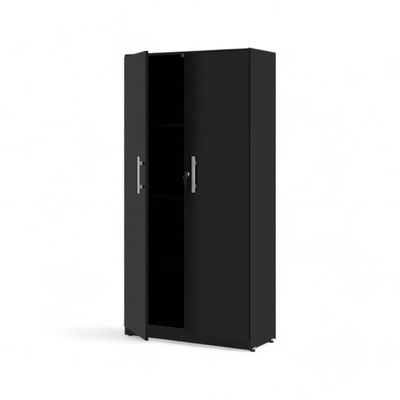 Armário Multiuso 02 Portas Light Preto