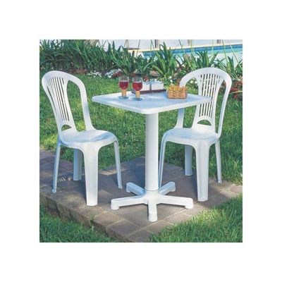Mesa Quadrada Tramontina Itaparica Basic Branca Tramontina