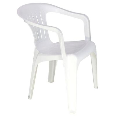 Cadeira Tramontina Atalaia Basic Com Braços Em Polipropileno Branco Tramontina