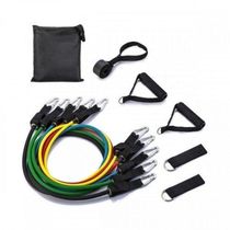 Kit 11 Elásticos Extensor Exercício Faixa Treino Muscular Yoga Academia Jt-003 Lt-011