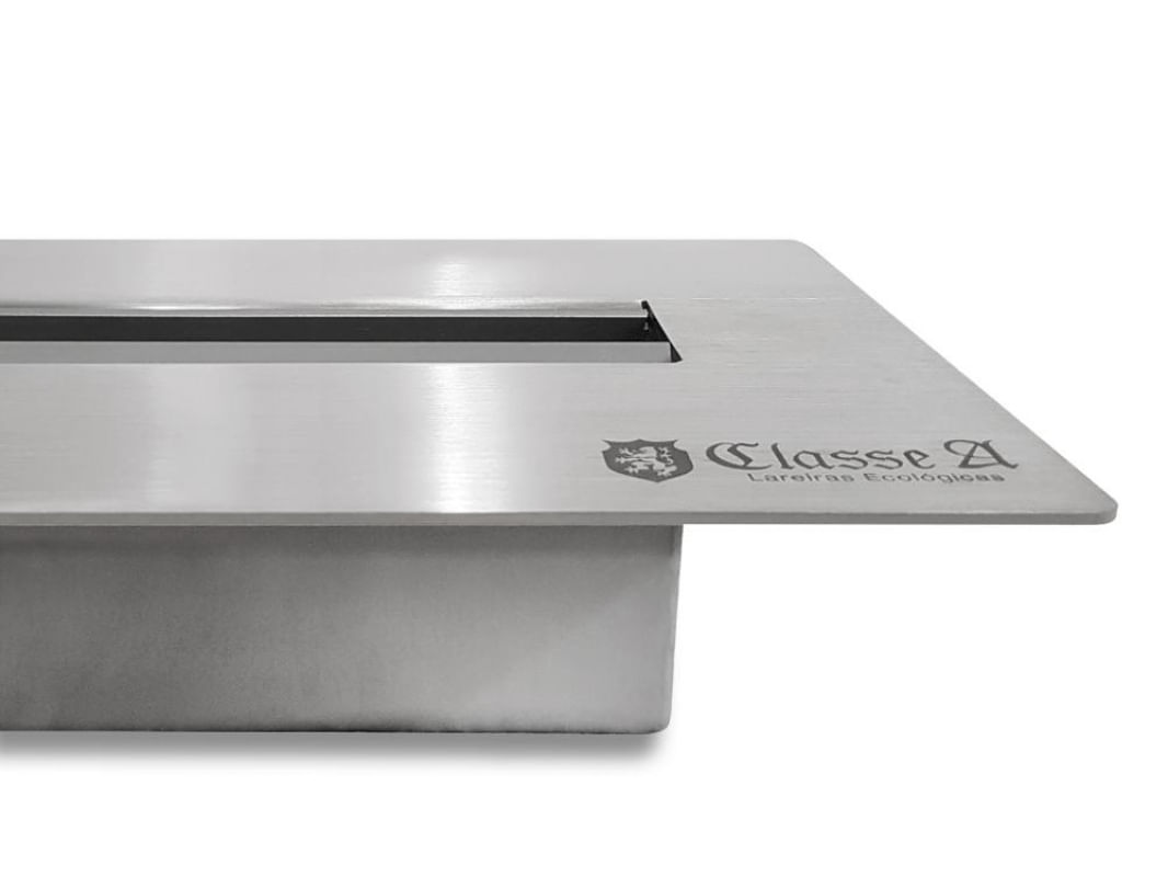 Lareira Ecológica a Álcool Classe A Aço Inox 304