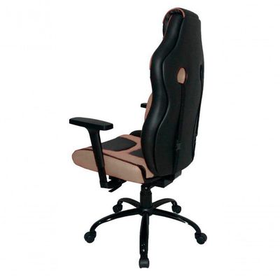 Cadeira Gamer Com Almofada Linha Gamer Racing Bege