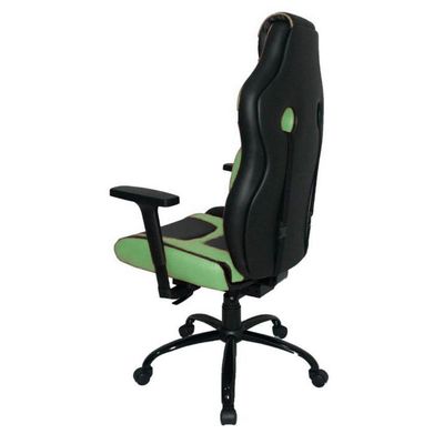 Cadeira Gamer Com Almofada Linha Gamer Racing Verde