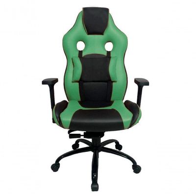 Cadeira Gamer Com Almofada Linha Gamer Racing Verde
