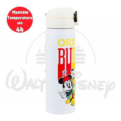 Garrafa Squeeze Térmica Mickey Minnie 400ml Original Pateta