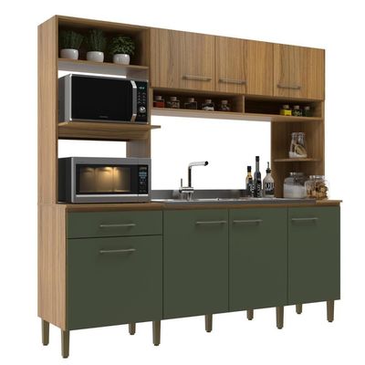 Cozinha 7 Portas E 1 Gaveta Co1516 Ipe Arbo Decibal Ipê|arbo