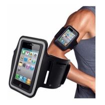 Braçadeira Suporte Porta Celular Para Corrida Academia Exercício Preto